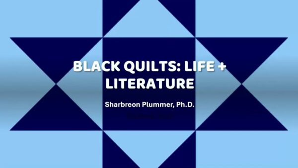 Black Quilts: Life and Literature by Sharbreon Plummer